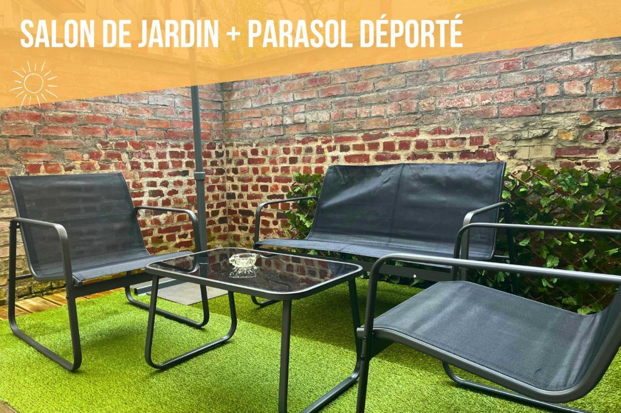 Chill & Sun - Terrasse Exterieure - Parking - Wifi - 4P Daire Amiens Dış mekan fotoğraf