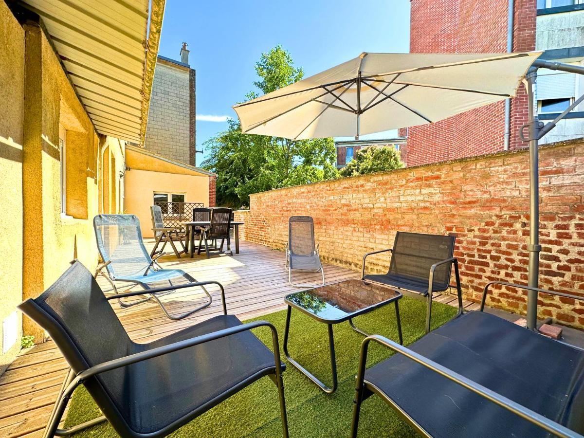 Chill & Sun - Terrasse Exterieure - Parking - Wifi - 4P Daire Amiens Dış mekan fotoğraf
